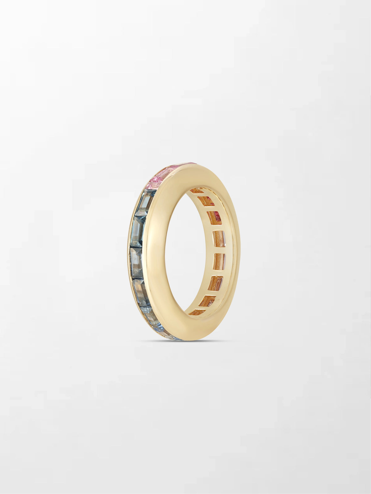 Multi Sapphire Sphere Ring