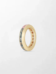 Multi Sapphire Sphere Ring