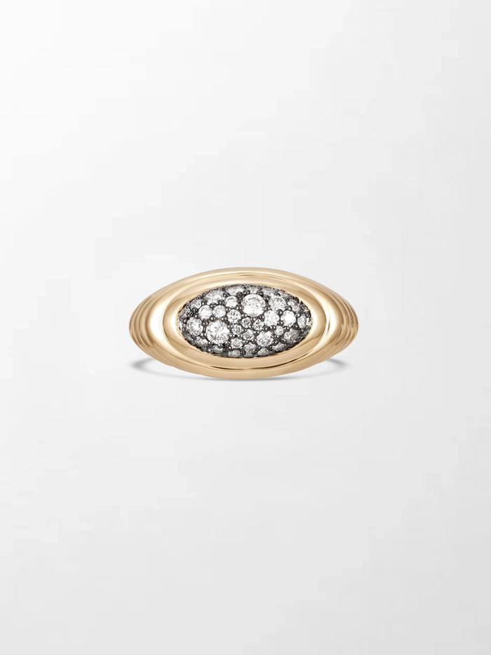 Pavé Rise Pinky Ring