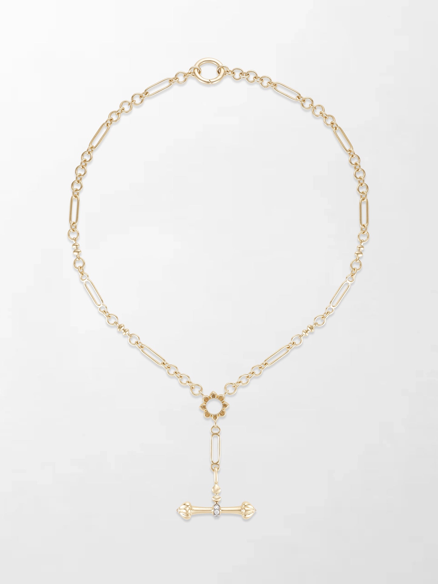 Dumbbell T-Bar Chain
