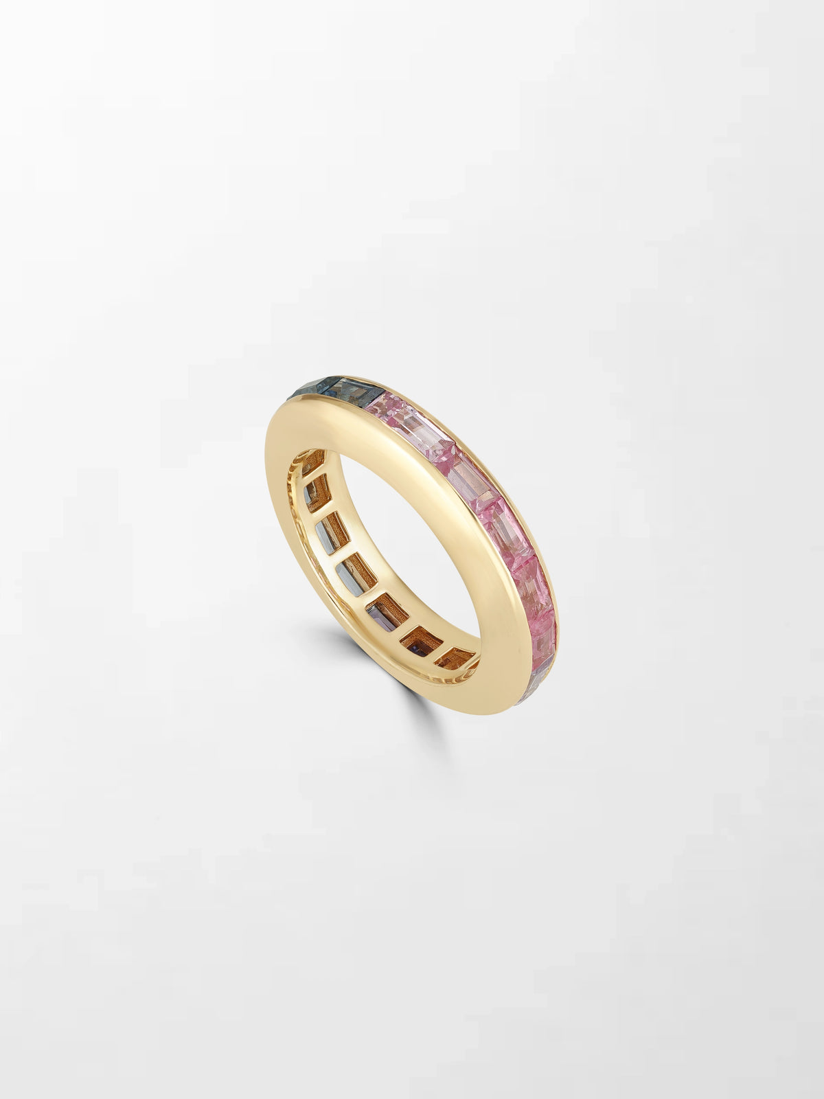 Multi Sapphire Sphere Ring