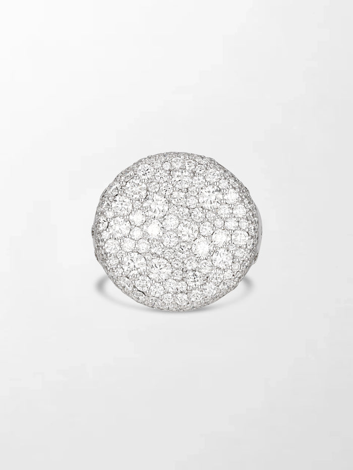 Snow Cupped Dome Ring