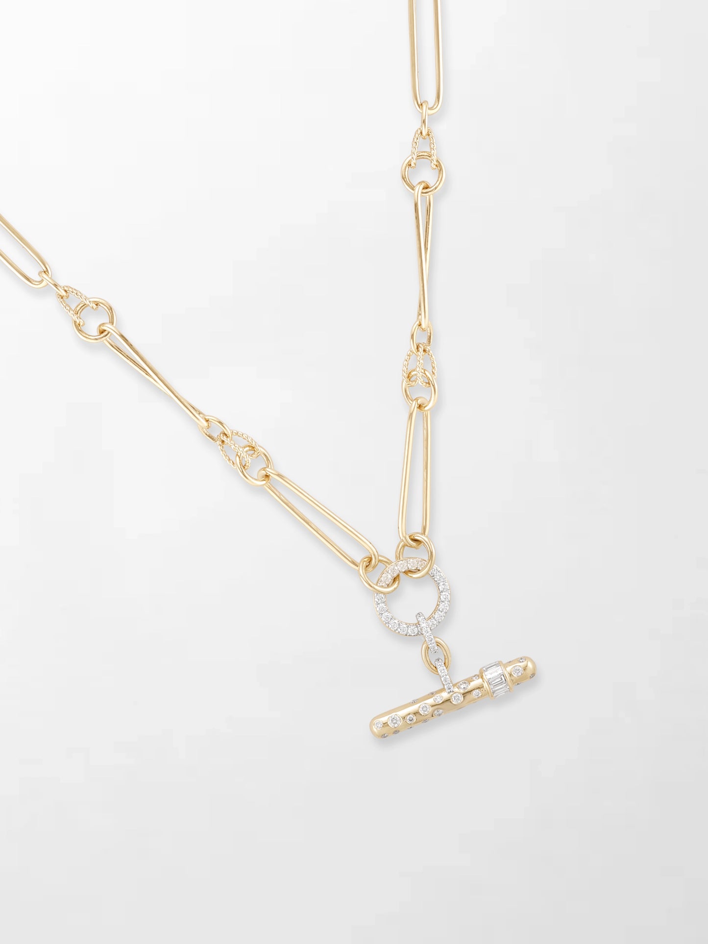 Polka Dot Link T-Bar Chain