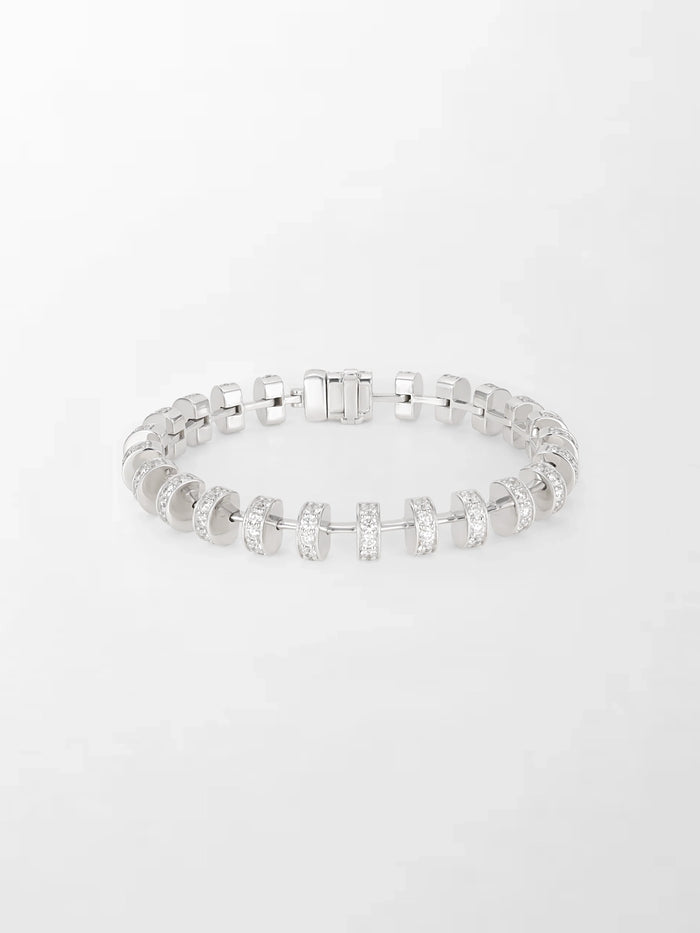 Snow Rondelle Bracelet