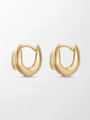 Marquise Curve Huggies