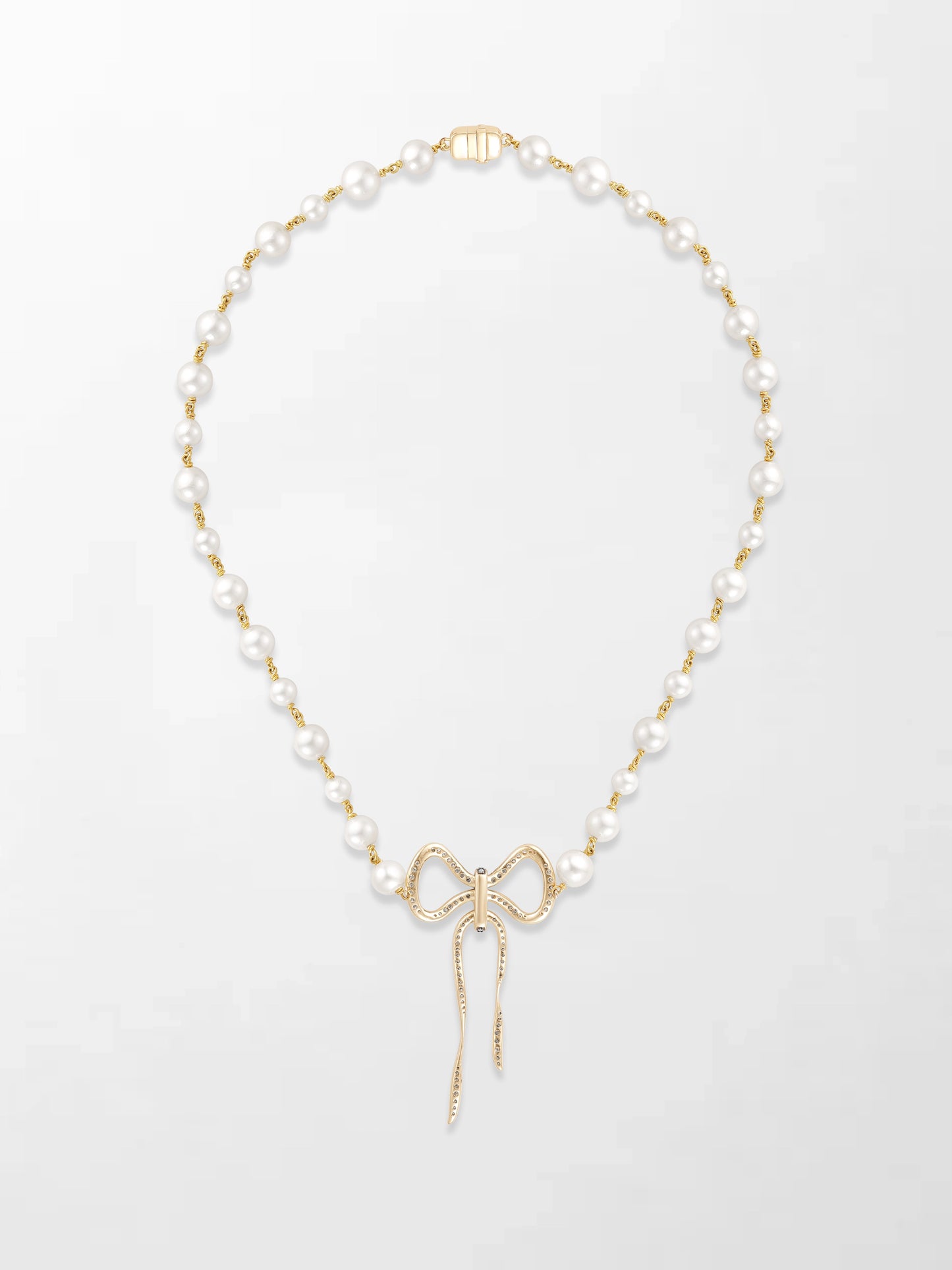 Akoya Pearl Flick-Tie Necklace
