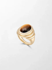 Tiger's Eye Gold Ring