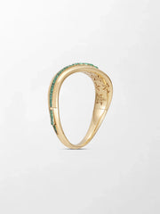 Heart Emerald Wave Bracelet
