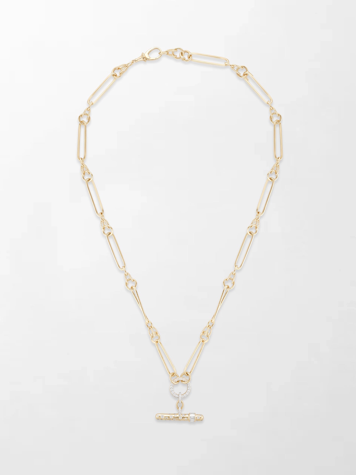 Polka Dot Link T-Bar Chain