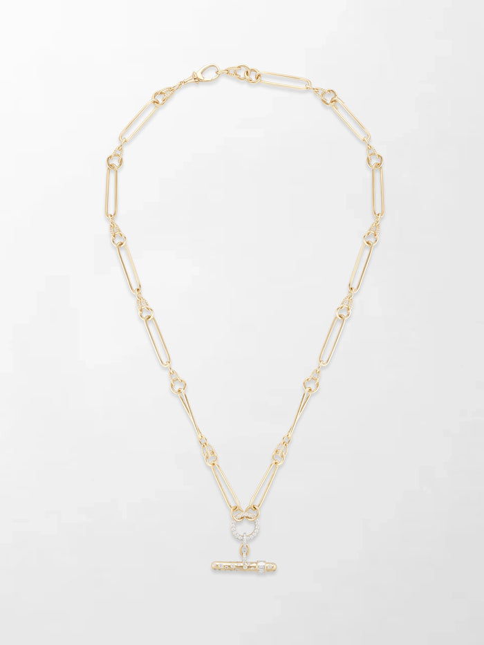 Polka Dot Link T-Bar Chain