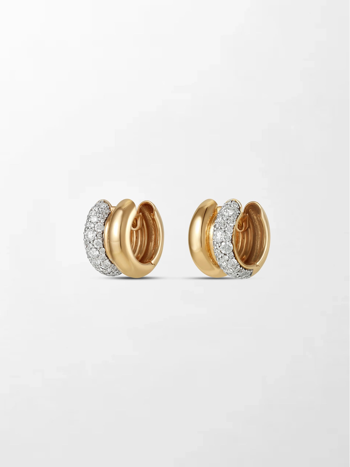 Duo Pavé Huggie