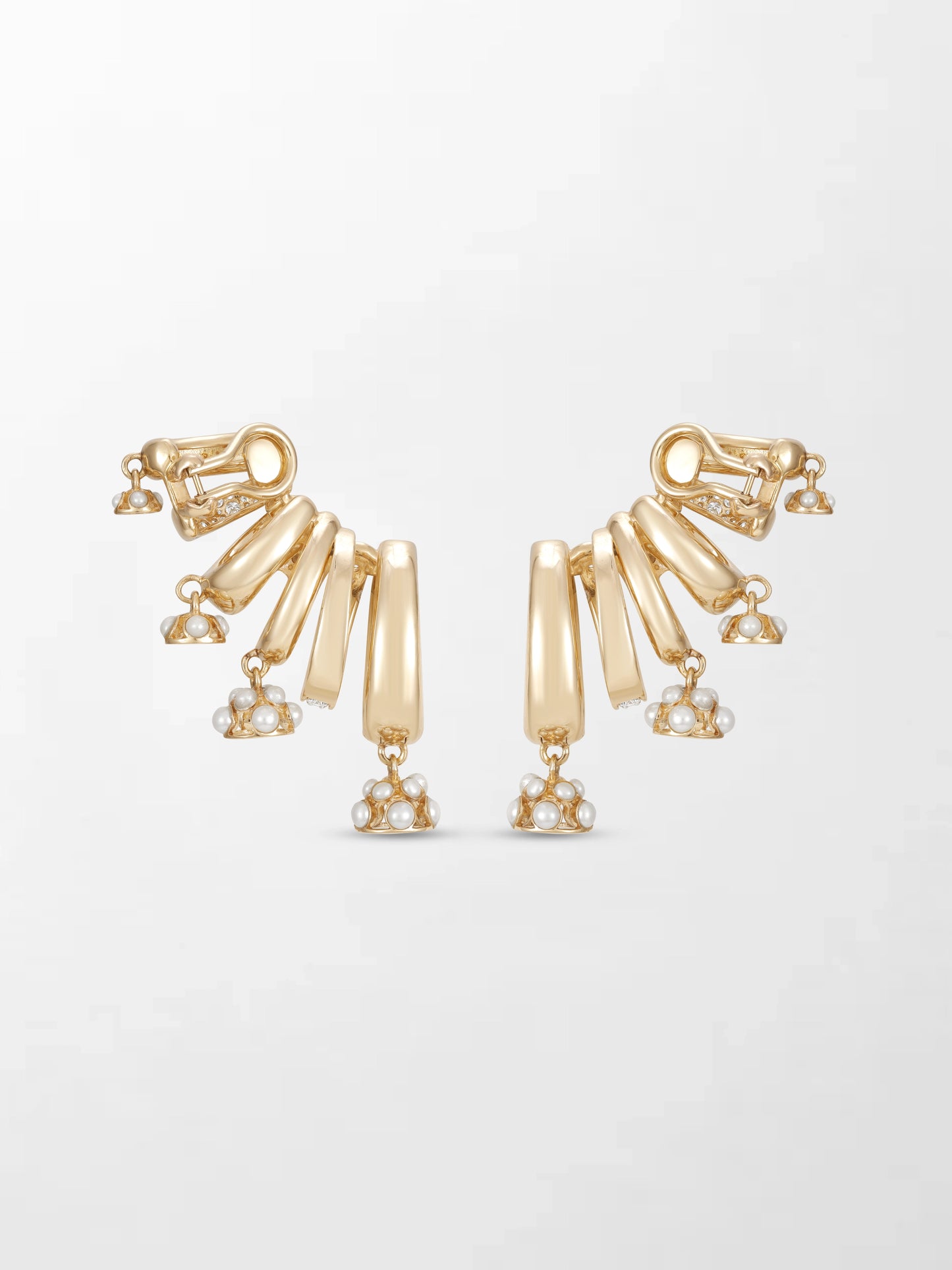 Crescent Climbers Earring