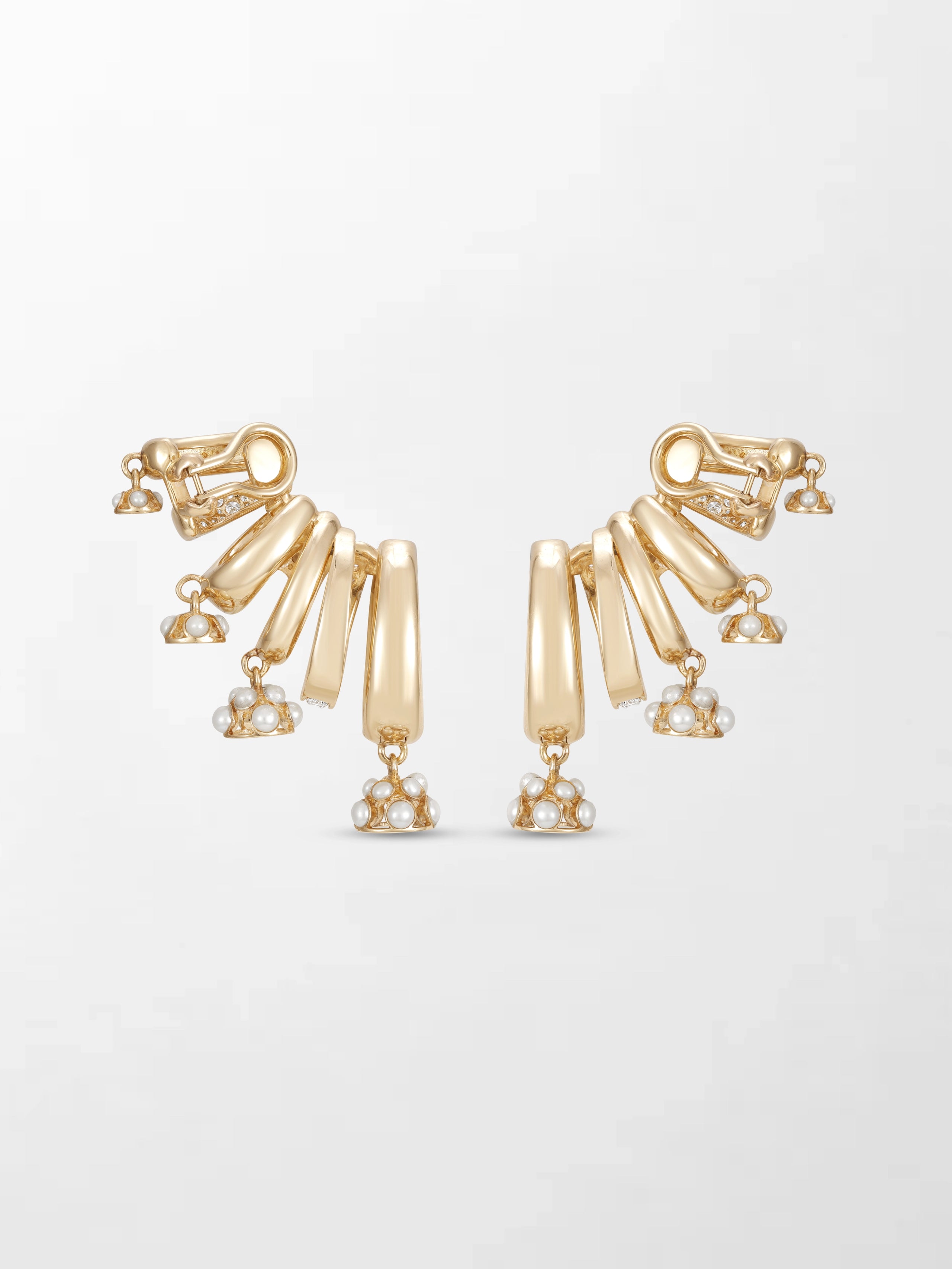 Crescent Climbers Earring