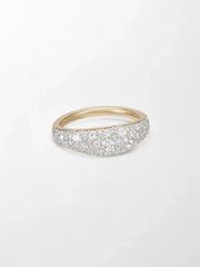 Sleek Pave Diamond Band