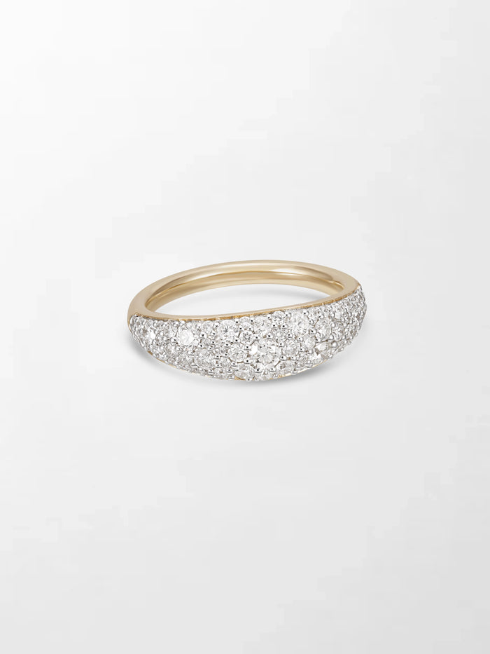 Sleek Pave Diamond Band