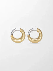 Twin Gold Flick Earring 18K