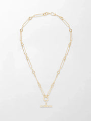 Polka Dot Link T-Bar Chain