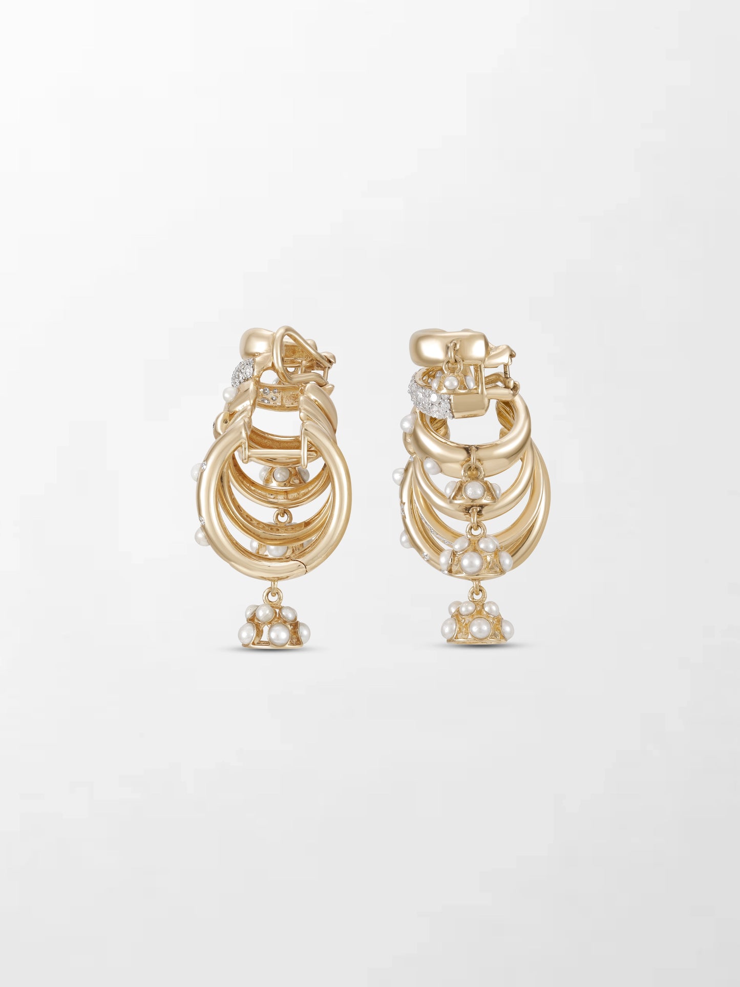 Crescent Climbers Earring