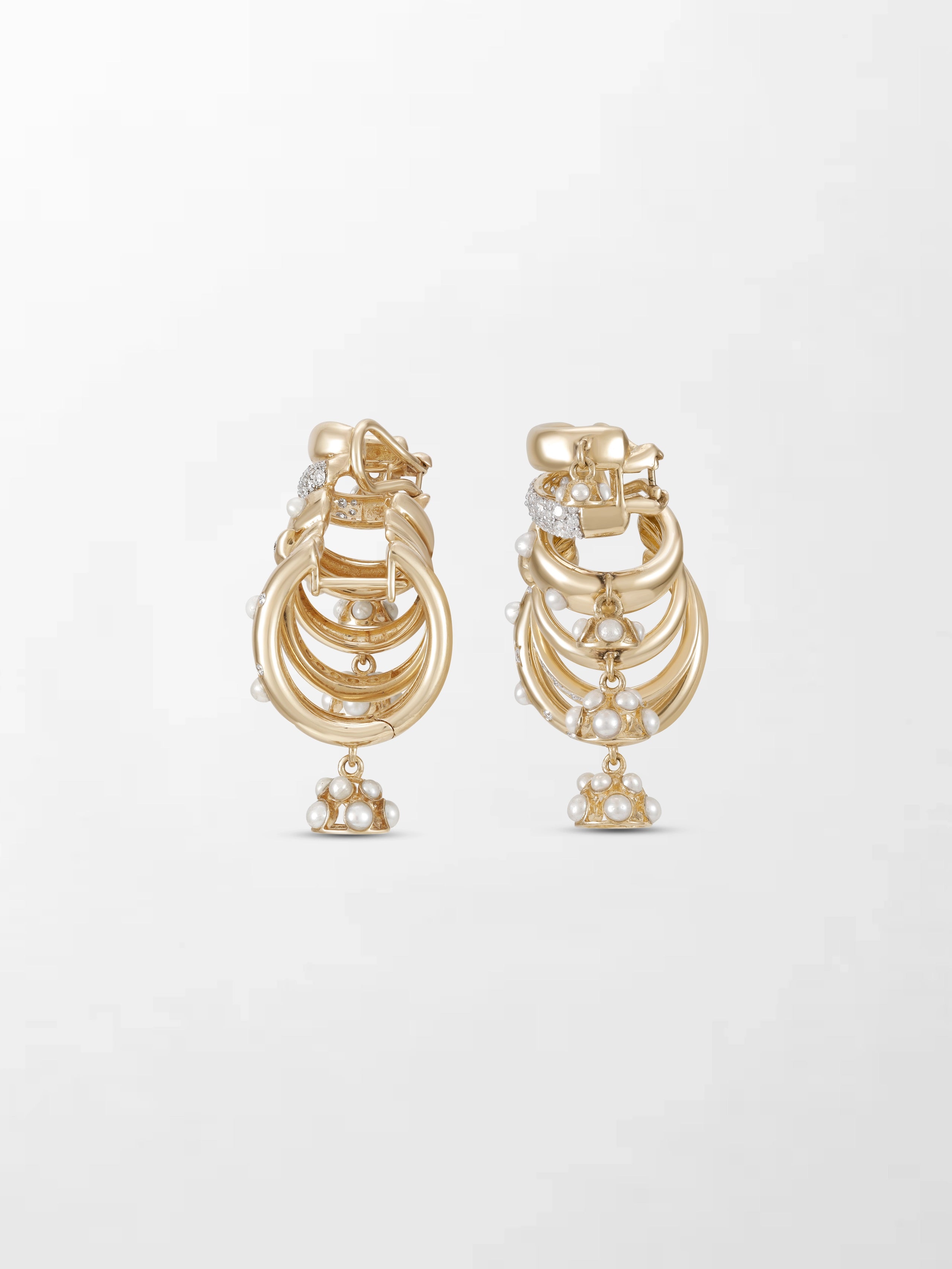 Crescent Climbers Earring