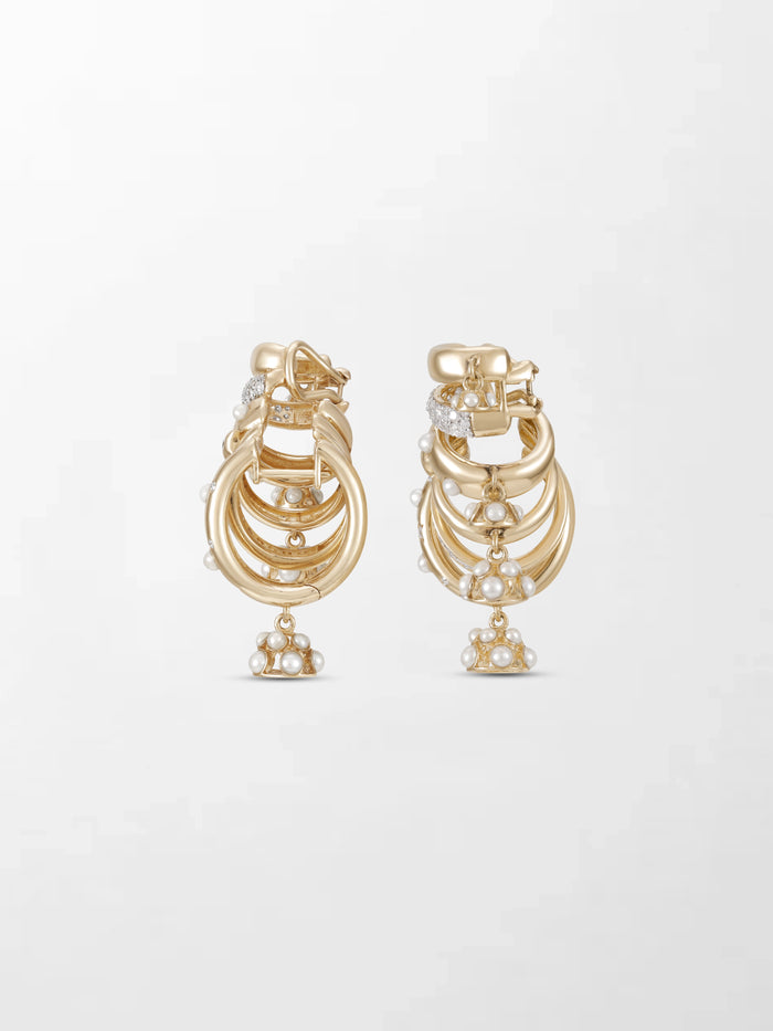 Crescent Climbers Earring