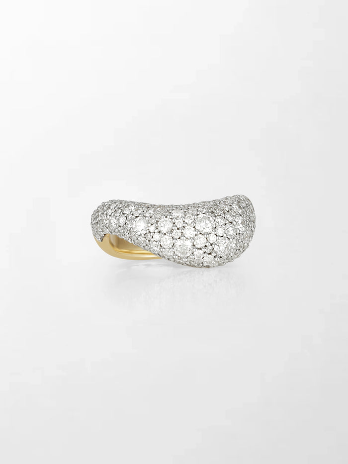 Snow Wave Ring
