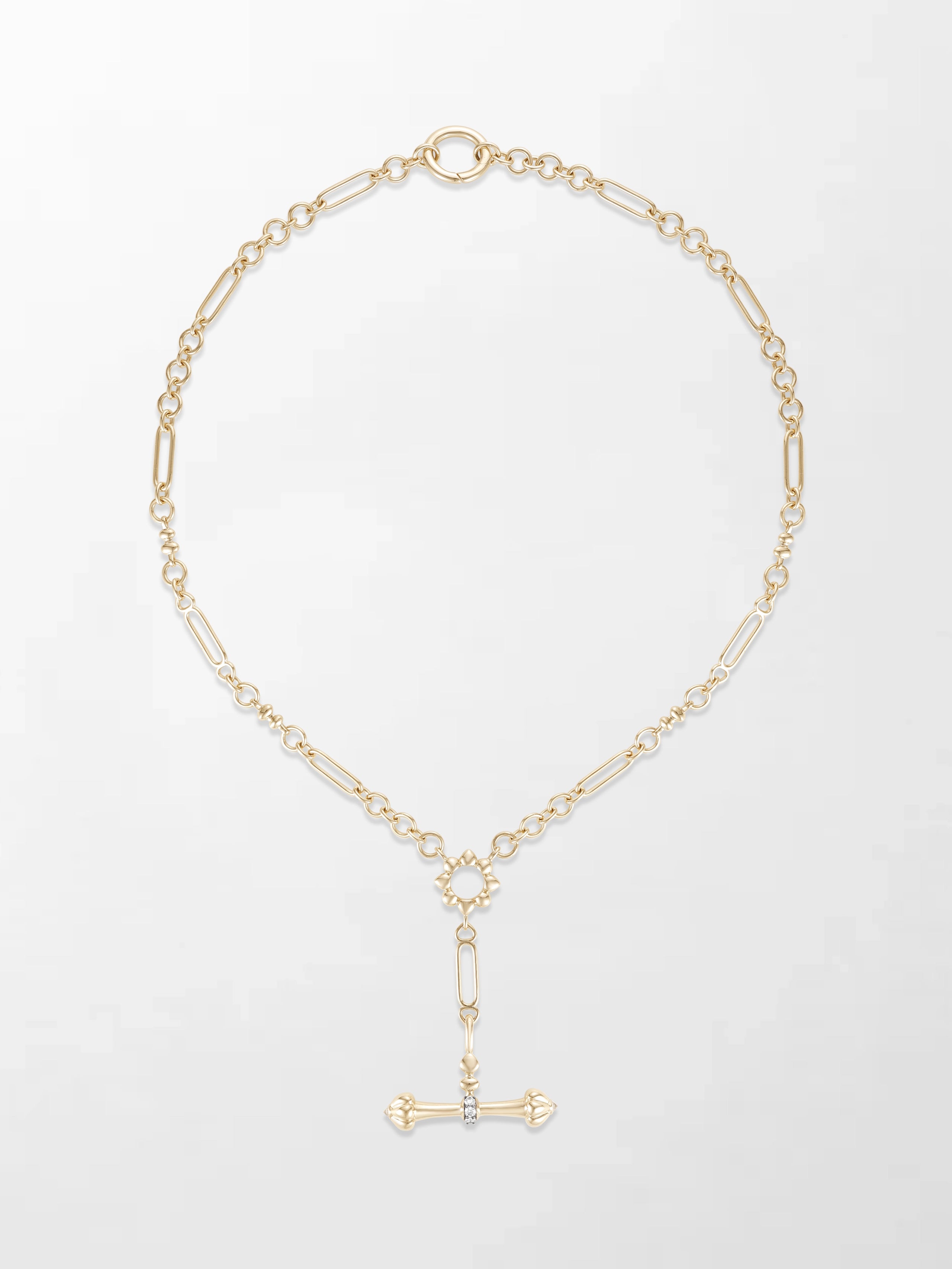 Dumbbell T-Bar Chain