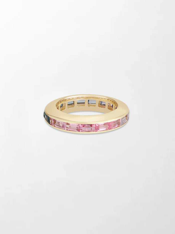 Multi Sapphire Sphere Ring