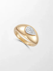 Pear Canvas Ring