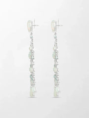 Moonlit Opal Chandelier Earrings