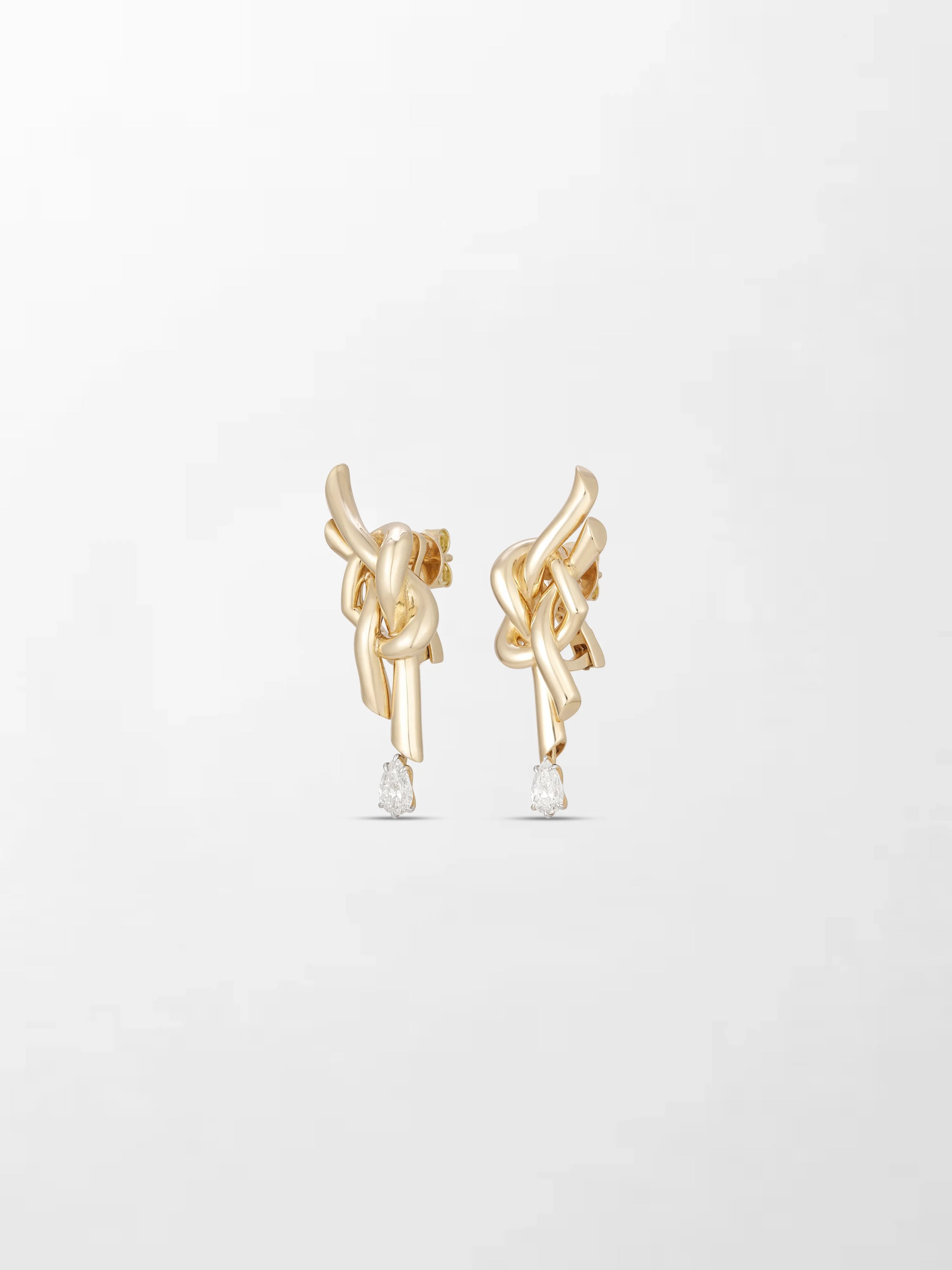 Heart Knot Earring