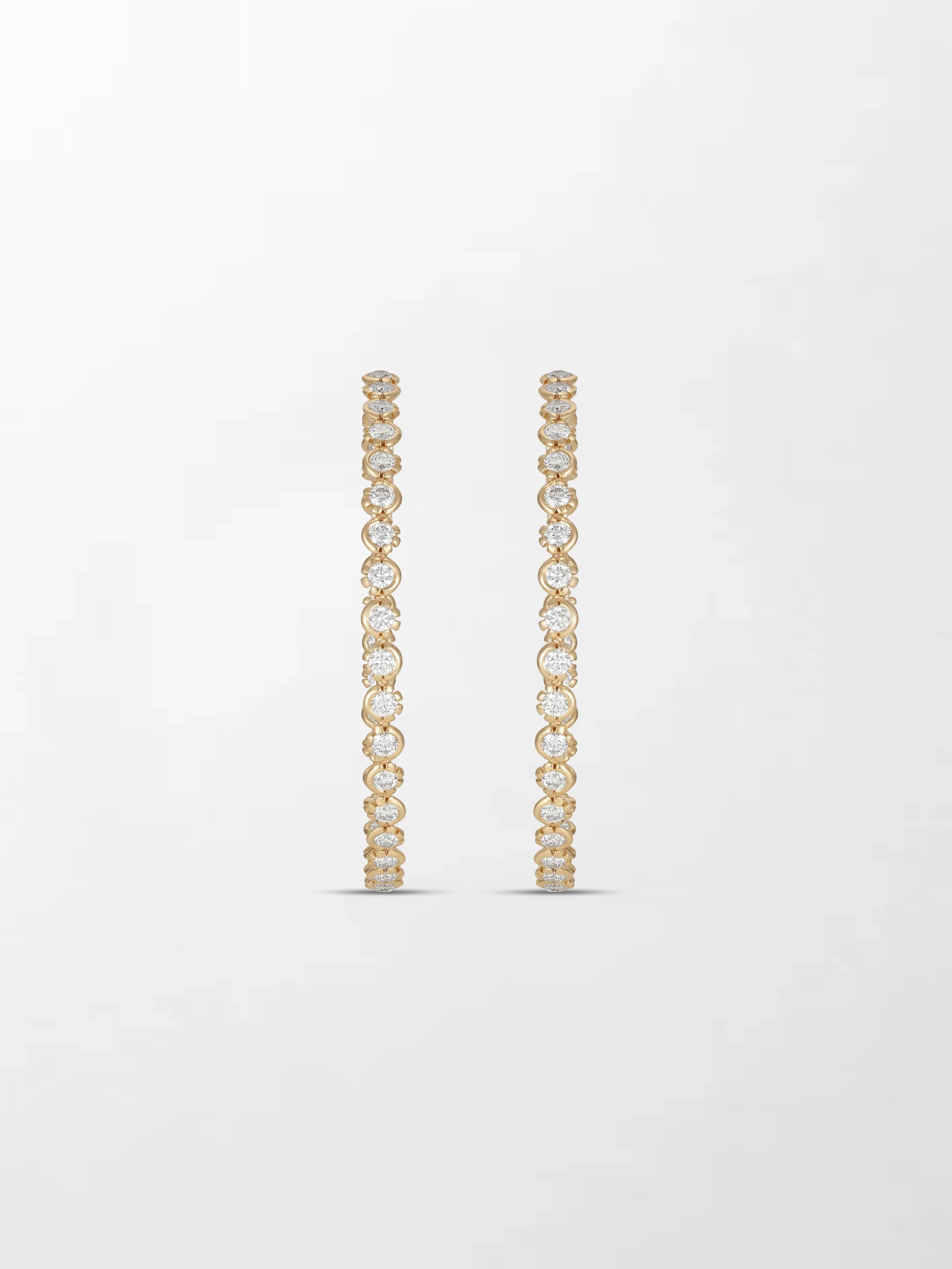 2 inch Split Bezel Double Hoop