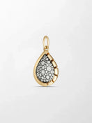 Split Bezel Teardrop Pendant