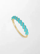 Turquoise Hinged Bracelet