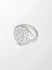 Snow Cupped Dome Ring