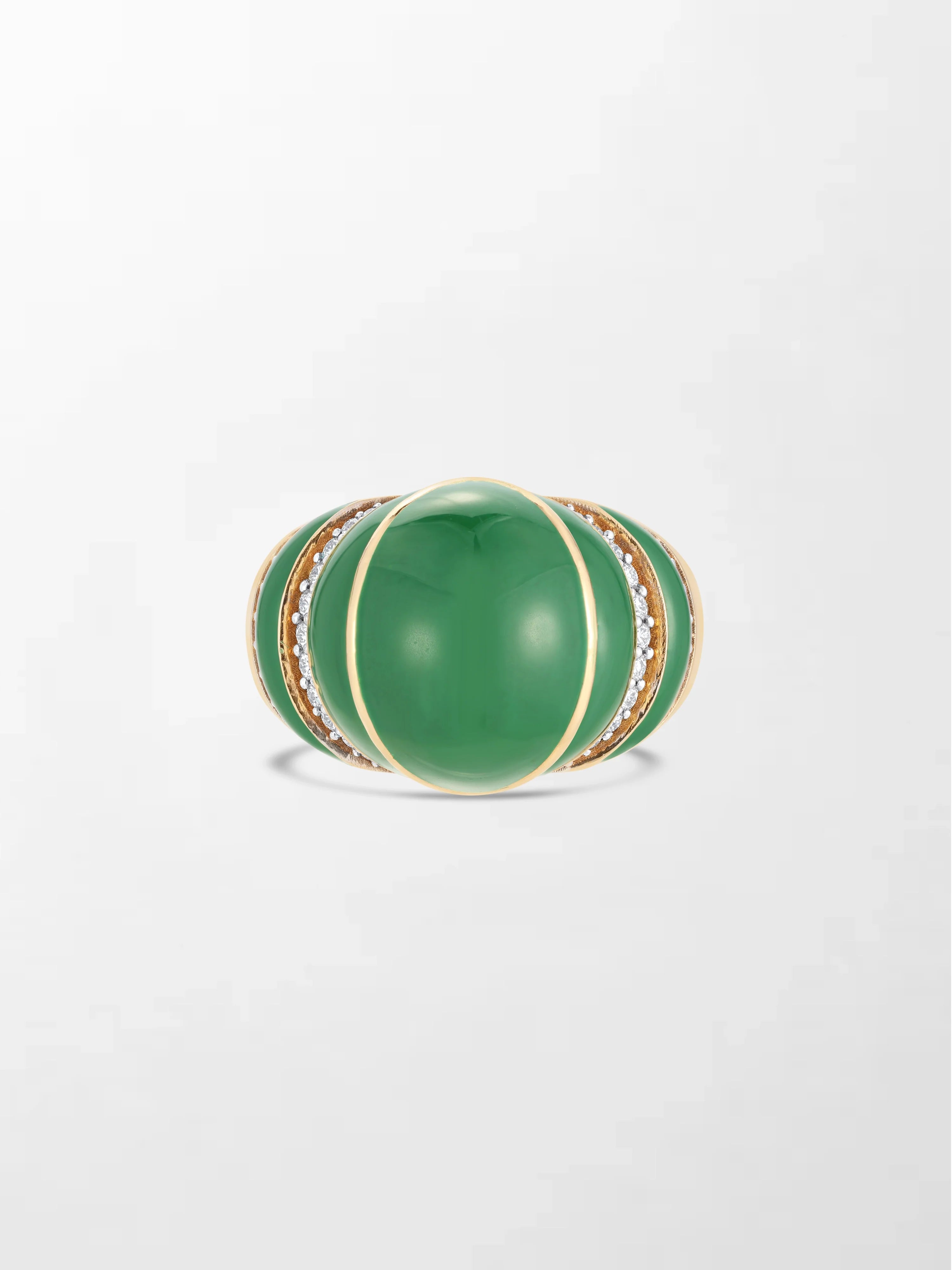 Mooncrest Green Ring – Tamannaah Fine Jewellery Int