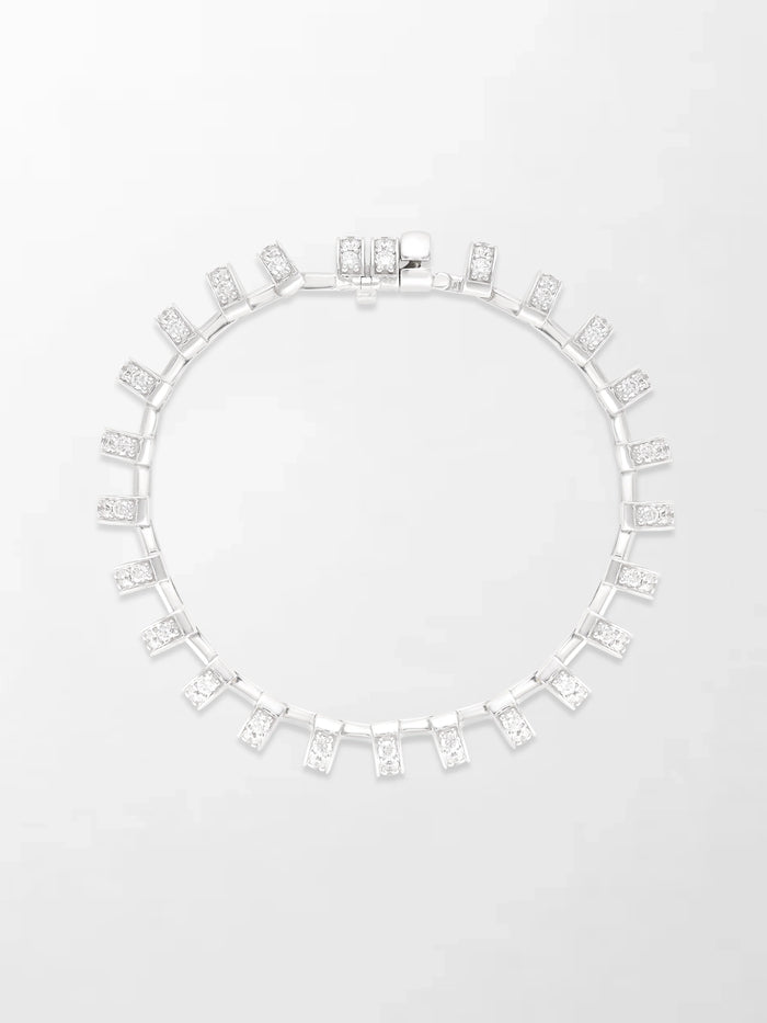 Snow Rondelle Bracelet