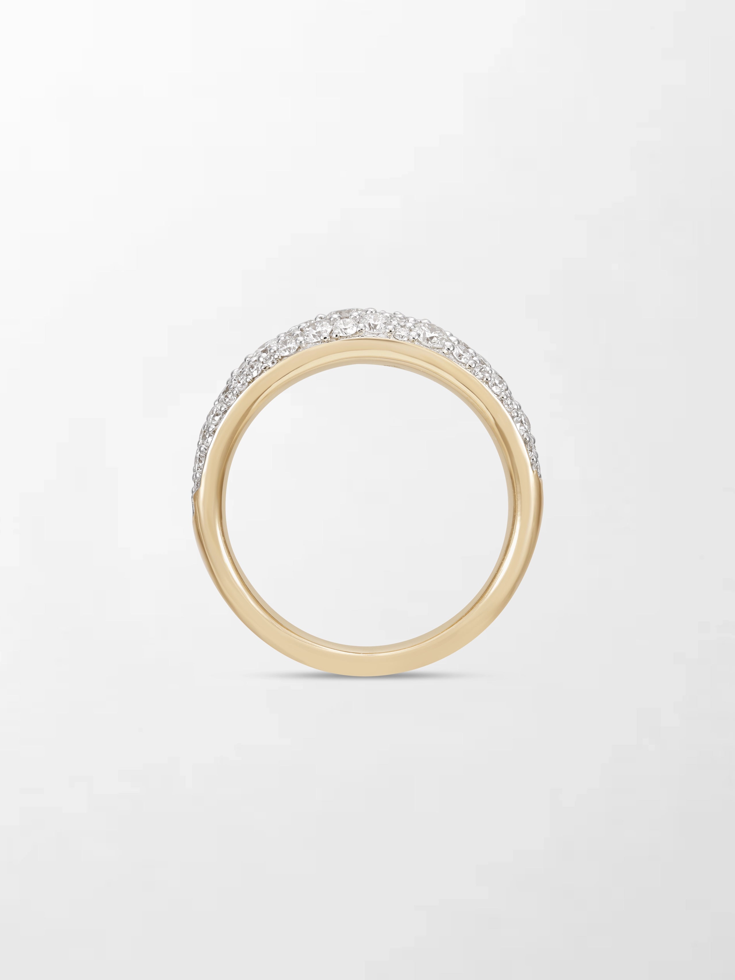 Sleek Pave Diamond Band