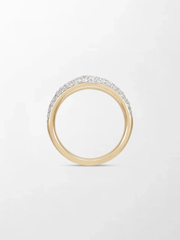 Sleek Pave Diamond Band