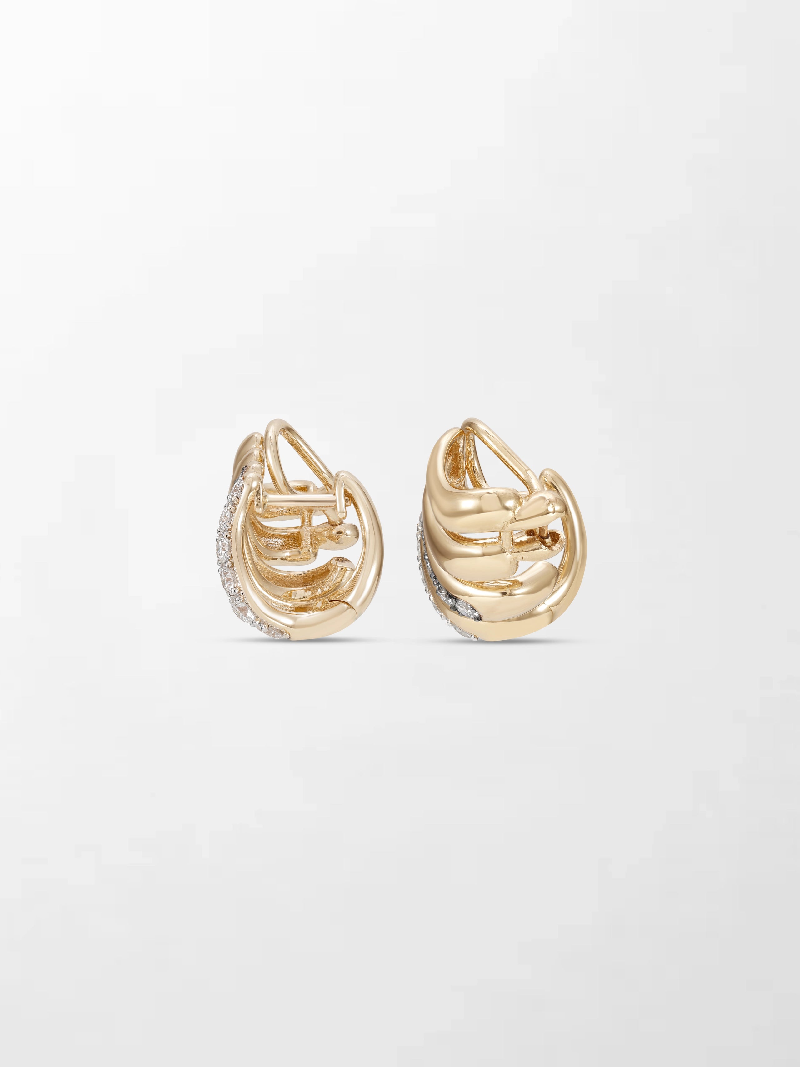 Wave Claw Earring