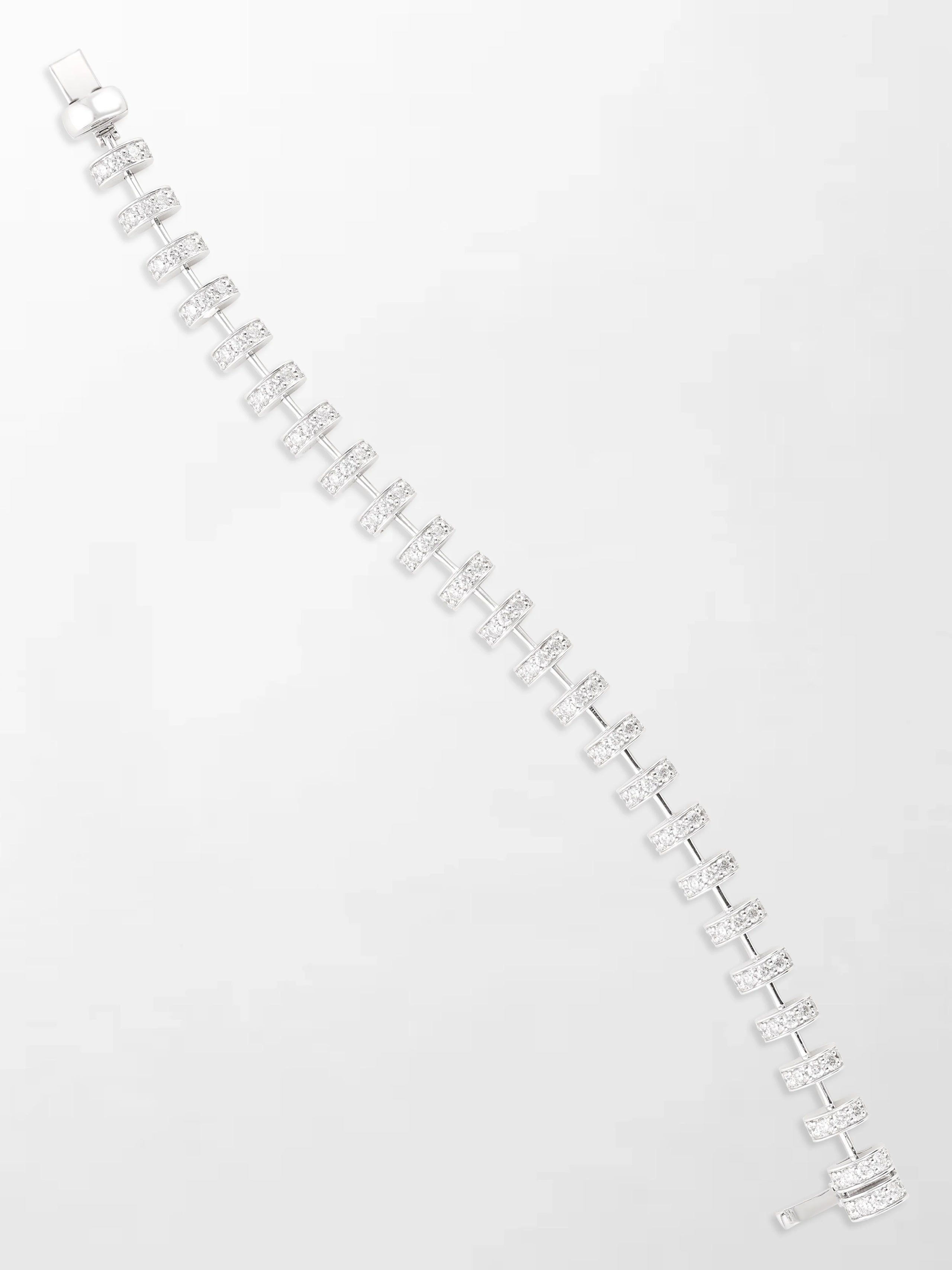 Snow Rondelle Bracelet
