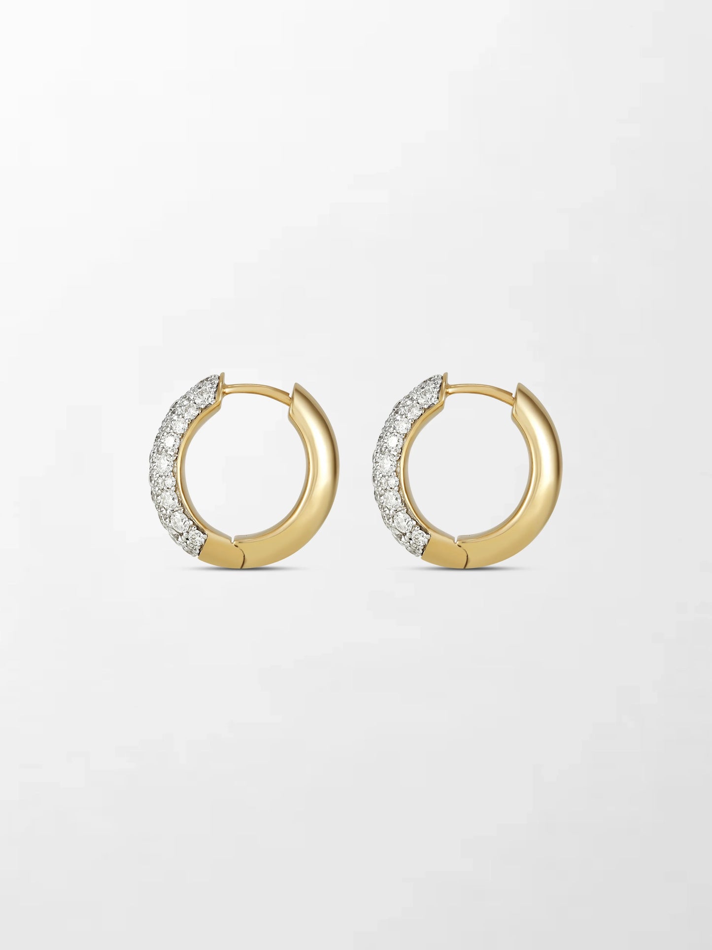 Classic Diamond Hoop