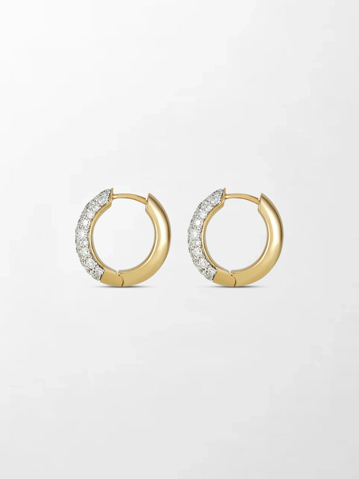 Classic Diamond Hoop