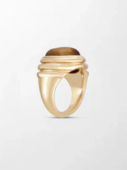 Tiger's Eye Gold Ring