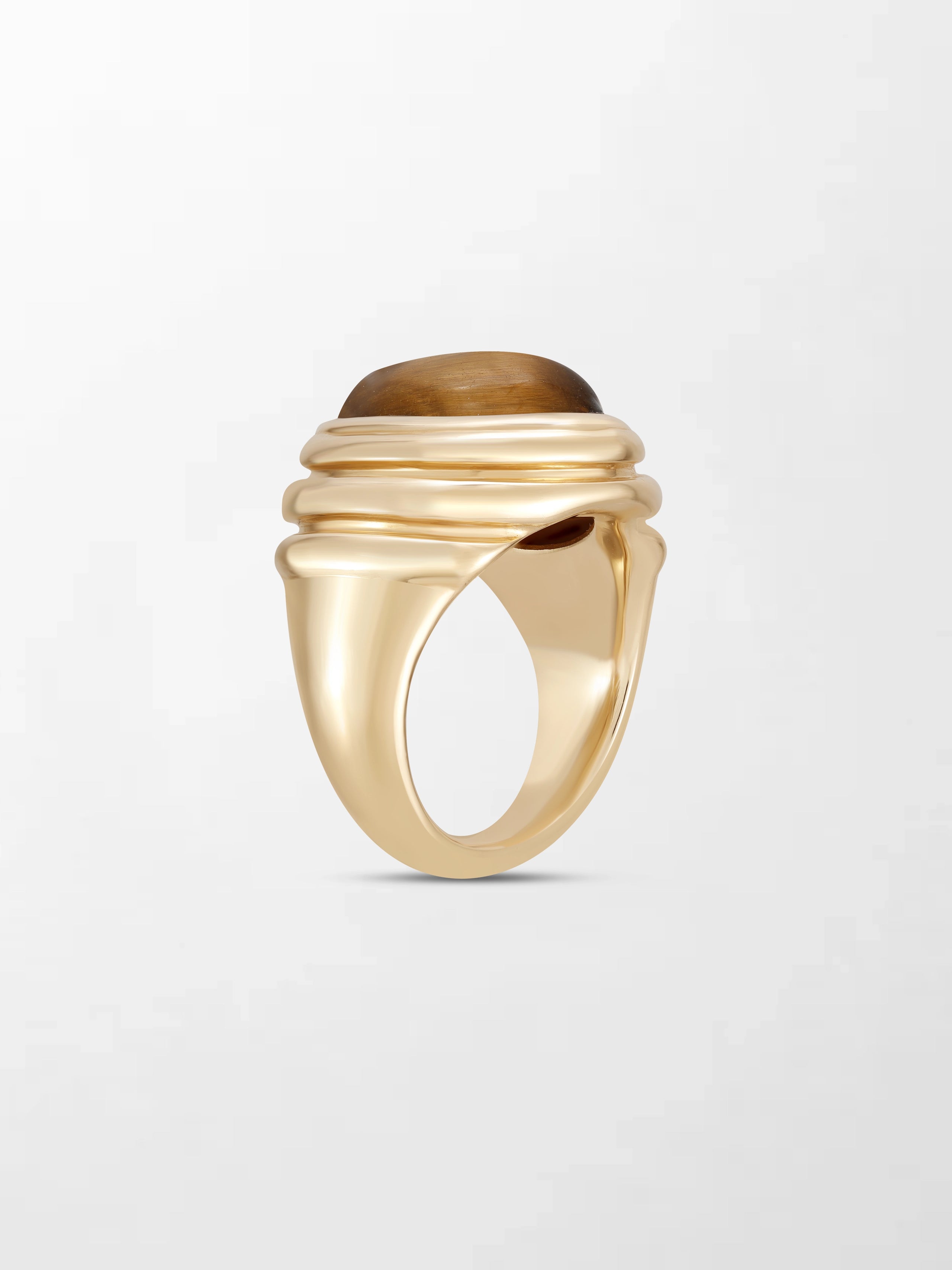 Tiger's Eye Gold Ring