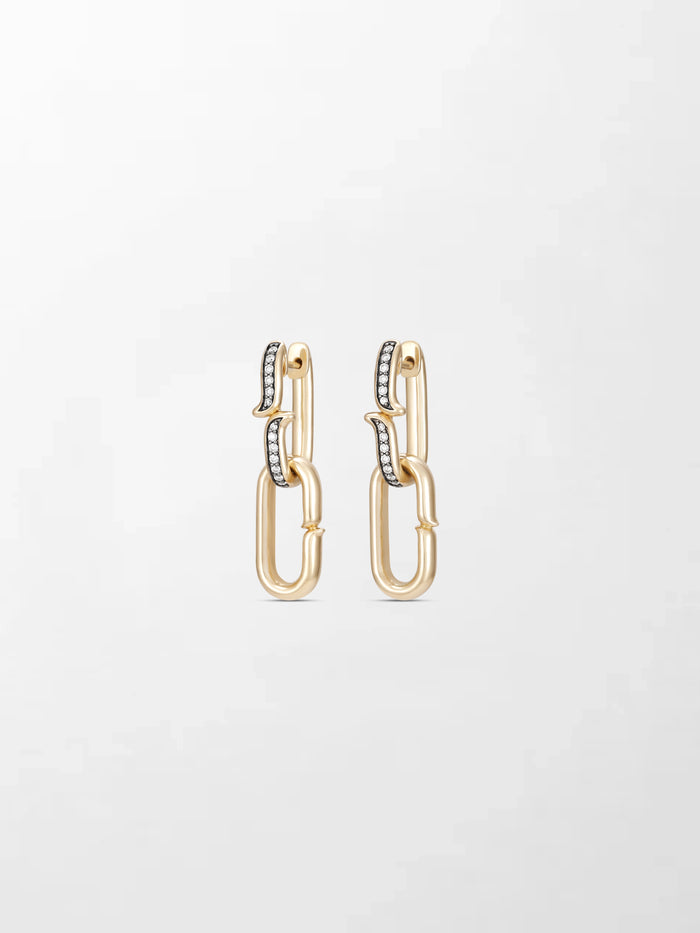 Midnight Flick Entwine Earrings