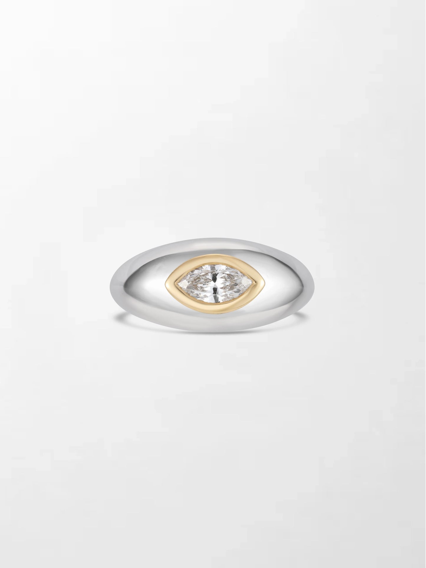 Marquise Duo-Tone Ring