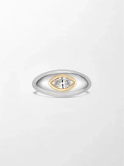 Marquise Duo-Tone Ring