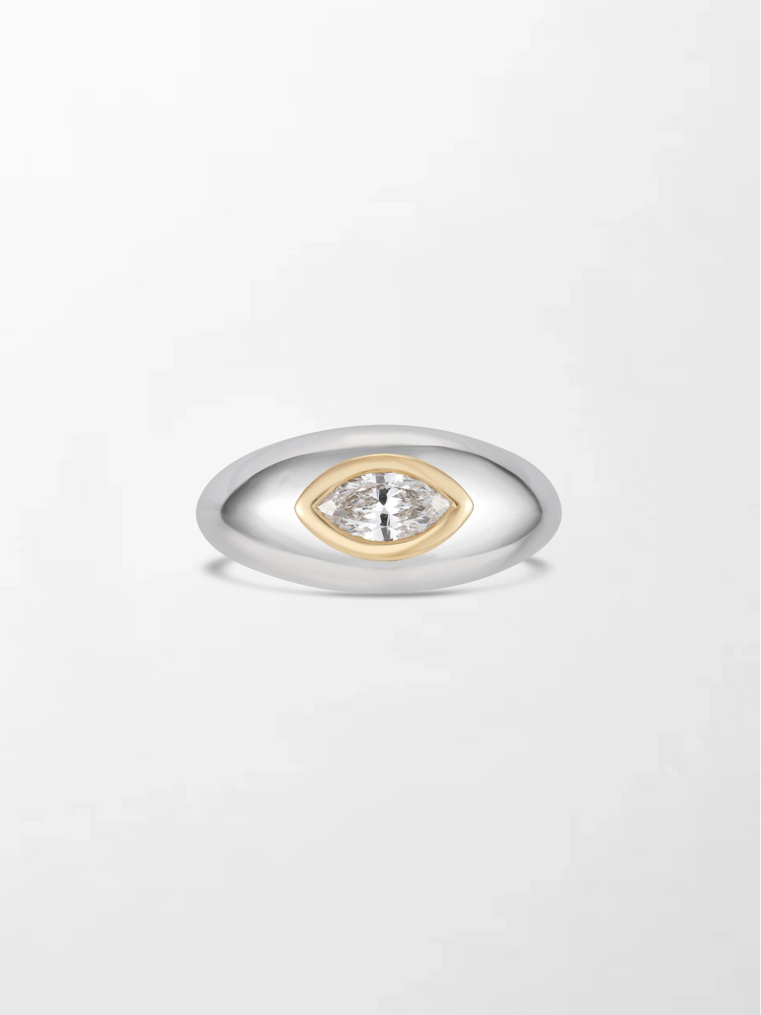 Marquise Duo-Tone Ring