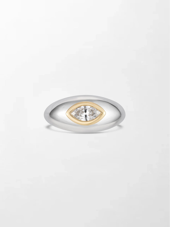Marquise Duo-Tone Ring