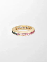 Multi Sapphire Sphere Ring